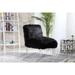 Chic Home Fulvio Sleek Faux Fur Upholstered Accent Chair