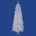 6.5' x 32" White Salem Pencil Pine Tree with 493 PVC Tips