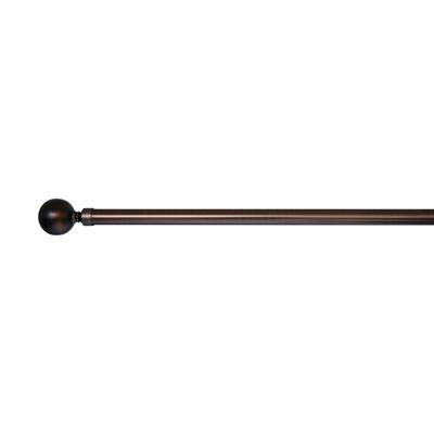 Versailles' Lexington Ball Rod Set (86in - 144in) by Versailles Home Fashions in Bronze