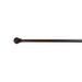 66"-120" Rod set with Ball Finial by Versailles Home Fashions in Expresso