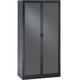 Pierre Henry - Armoire monobloc avec portes rideaux en pvc - Anthracite