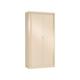 Armoire de bureau à rideaux beige 2 portes coulissantes Klass L 90 x H 180 x P 43 cm