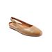 Wide Width Women's Sandy Slingbacks by SoftWalk in Beige (Size 10 W)