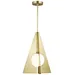 Visual Comfort Modern Orbel Pyramid Pendant Light - 700TDOBLPGNB-LED930