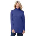 Plus Size Women's Perfect Mockneck Tunic by Woman Within in Ultra Blue (Size 3X)