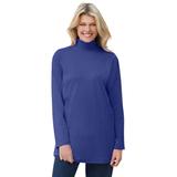 Plus Size Women's Perfect Mockneck Tunic by Woman Within in Ultra Blue (Size 3X)