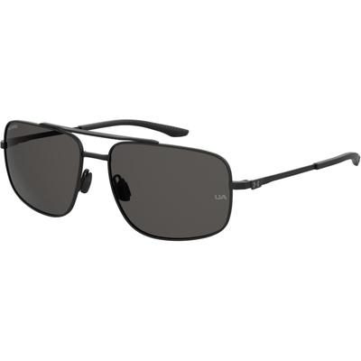 Under Armour Impulse Sunglasses with Matte Black Frame and Grey Polarized Lens Medium UA0015GS 003-M9