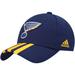 Men's adidas Navy St. Louis Blues Locker Room Primegreen Three Stripe Adjustable Hat
