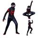 Zi Xi & Zi Qi Kids Cosplay Costume Lycra Fabric Halloween Costume Superhero Costume with Mask (Style3, M)