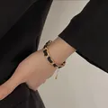 Bracelets tissés de luxe pour femmes et filles bracelet vintage élégant nouvelle tendance 2024