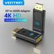 Vention – convertisseur Audio vers HDMI 4K mâle vers HDMI femelle pour projecteur PC TV