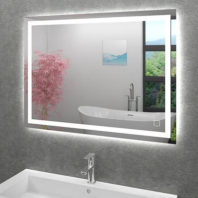 Acquavapore - Badspiegel, Badezimmer Spiegel, Badezimmerspiegel Leuchtspiegel 100x70cm LSP03 ohne