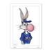 Bugs Bunny Tampa Bay Rays 14'' x 20'' Looney Tunes Fine Art Print