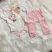 Jessica Simpson Matching Sets | Jessica Simpson Baby Girl Outfit | Color: Pink/White | Size: 6-9mb