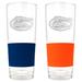 Florida Gators 22oz. Logo Score Pint Glass Two-Piece Set