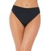 Plus Size Women's High Cut Cheeky Swim Brief by Swimsuits For All in Black (Size 16)