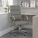 Red Barrel Studio® Office Task Chair Upholstered, Leather in Gray | 42.91 H x 24.02 W x 26.77 D in | Wayfair AB5825F020224C6387C098CEC71C3460