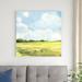 Red Barrel Studio® Open Fields II by Annie Warren - Wrapped Canvas Painting Canvas in White | 36 H x 36 W x 1.25 D in | Wayfair