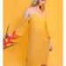 Anthropologie Dresses | Anthropologie Elliatt Marigold Pleated Mid | Color: Gold/Yellow | Size: L