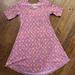 Lularoe Dresses | Girls Lularoe Dress Size 8 | Color: Purple/Pink | Size: 8g