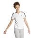 adidas Damen Essentials Slim Langarm T-Shirt, White/Black, XS