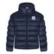 Chelsea FC Official Football Gift Boys Quilted Hooded Winter Jacket 10-11 Years Blue