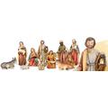 The Healing Corner Christmas Nativity Set Traditional Xmas Scene 11 figures 11 cm Multicolour