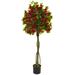 5' Bougainvillea Artificial Topiary Tree - 26"D x 26"W x 60"H