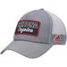 Men's adidas Gray/White Arizona Coyotes Locker Room Foam Trucker Snapback Hat