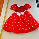 Disney Dresses | Children's Size 7/8 Disney Minnie Mouse Dress | Color: Pink/Red | Size: 7/8