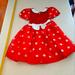 Disney Dresses | Children's Size 7/8 Disney Minnie Mouse Dress | Color: Pink/Red | Size: 7/8