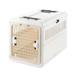 White/Beige Foldable Pet Carrier, 17.5" L X 26.5" W X 20" H, Medium