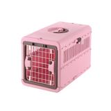 Pink/Brown Foldable Pet Carrier, 13.5" L X 22" W X 15" H, Small