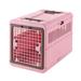 Pink/Brown Foldable Pet Carrier, 17.5" L X 26.5" W X 20" H, Medium