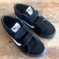 Vans Shoes | Kids Canvas Suede Sk8-Mid Size Us 1.5 | Color: Black/White | Size: 1.5bb