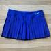 Nike Skirts | Blue Nike Victory Royal Pleated Tennis Skirt. | Color: Blue | Size: 8