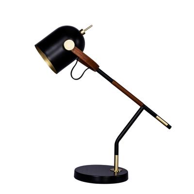 Black & Brown Metal 20.5" Table Lamp by Fangio Lighting in Brown