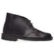 Clarks Originals Womens Desert Boot. Leather Black Polished Boots 4 UK