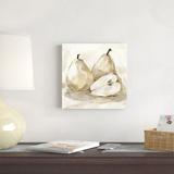 Lark Manor™ White Pear Study I by Ethan Harper - Wrapped Canvas Painting Canvas | 12 H x 12 W x 1.25 D in | Wayfair