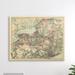 Stupell Industries Historic New York US State Map Vintage Cartography By Daphne Polselli Canvas | 24 H x 30 W x 1.5 D in | Wayfair aj-041_cn_24x30