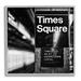 Stupell Industries Time Square Subway New York City Urban Photography XXL Stretched Canvas Wall Art By Susan Bryant in Brown | Wayfair