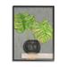 Stupell Industries Green Monstera Palm Pair Indoor Tabletop Still Life By Jennifer Goldberger Wood in Brown | 20 H x 16 W x 1.5 D in | Wayfair