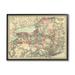 Stupell Industries Historic New York US State Map Vintage Cartography By Daphne Polselli Wood in Brown | 24 H x 30 W x 1.5 D in | Wayfair