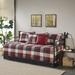 Dunwich Red Reversible 6 Piece Coverlet/Bedspread Set Polyester/Polyfill/Microfiber/Jersey Knit/T-Shirt Cotton | Wayfair