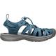 KEEN Damen Trekkingsandale WHISPER W-SMOKE BLUE, Größe 40 in Blau