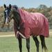 Rambo Wug Turnout Blanket w/ Leg Arches & Free Bag For Life - 72 - Medium (200g) - Burgundy w/ Burgundy, Teal & Navy Trim - Smartpak