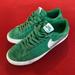 Nike Shoes | Nike Sb Blazer Low Grant Taylor Sb Pine Green/Metallic Silver-Wolf Size 9 | Color: Green/Silver | Size: 9