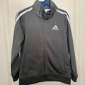 Adidas Jackets & Coats | Boys Adidas Zip Up Jacket Size 5 | Color: Gray/White | Size: 5b