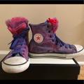 Converse Shoes | Converse Tulle High Tops Girls Size 4 | Color: Pink/Purple | Size: 4bb