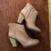 Jessica Simpson Shoes | Jessica Simpson Taupe Leather Ankle Booties. 2 1/2 Inch Heel. Size 9.5. | Color: Tan | Size: 9.5
